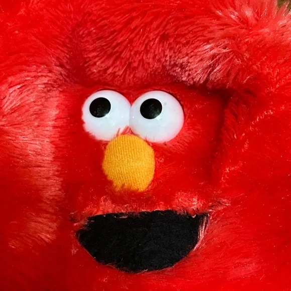 Sesame Street Live Red Elmo Fuzzy bucket Hat - Picture 4 of 8